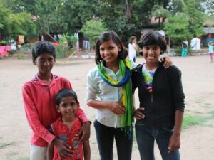 Flower Family Girls at Mukti